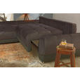 ECKSOFA in Anthrazit, Rot, Hellgrau  - Anthrazit/Rot, MODERN, Textil/Metall (192/290cm) - Carryhome