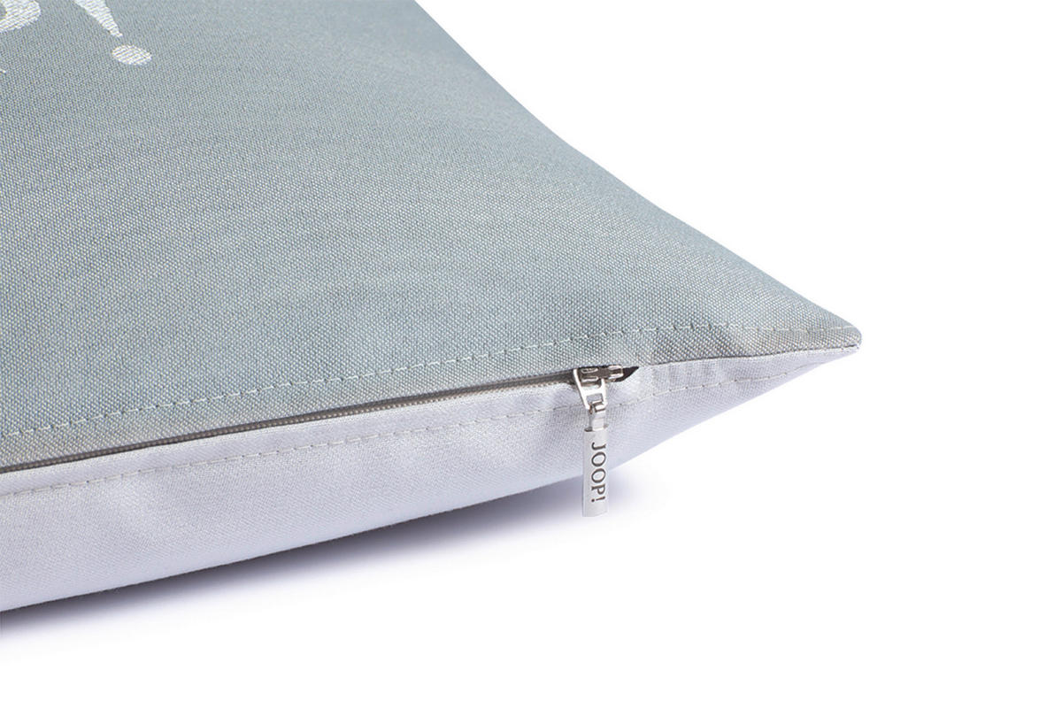 POTAH NA POLŠTÁŘ  40/40 cm - barvy stříbra/světle šedá, Design, textil (40/40cm) - Joop!