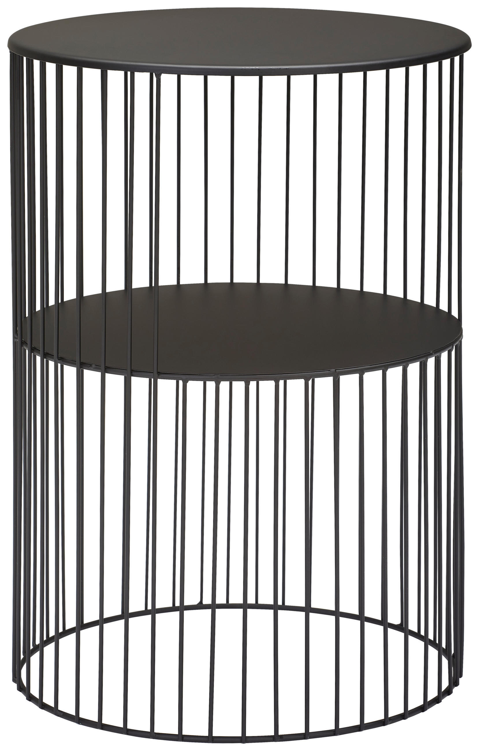 POMOĆNI STOLIĆ crna  metal   - crna, Trend, metal (39/39/55cm) - Landscape