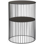 BEISTELLTISCH in Metall 39/39/55 cm  - Schwarz, Trend, Metall (39/39/55cm) - Landscape