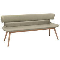 SITZBANK 210/84,5/64,5 cm  in Naturfarben, Eichefarben  - Eichefarben/Naturfarben, Natur, Leder/Holz (210/84,5/64,5cm) - Voglauer