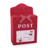 DEKOBOX    15.5/8.5/25 cm  - Rot, Basics, Textil (15.5/8.5/25cm)