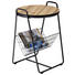 BEISTELLTISCH Grau, Naturfarben - Naturfarben/Grau, Holz/Metall (45/66/46cm) BEISTELLTISCH Grau, Naturfarben - Naturfarben/Grau, Holz/Metall (45/66/46cm)