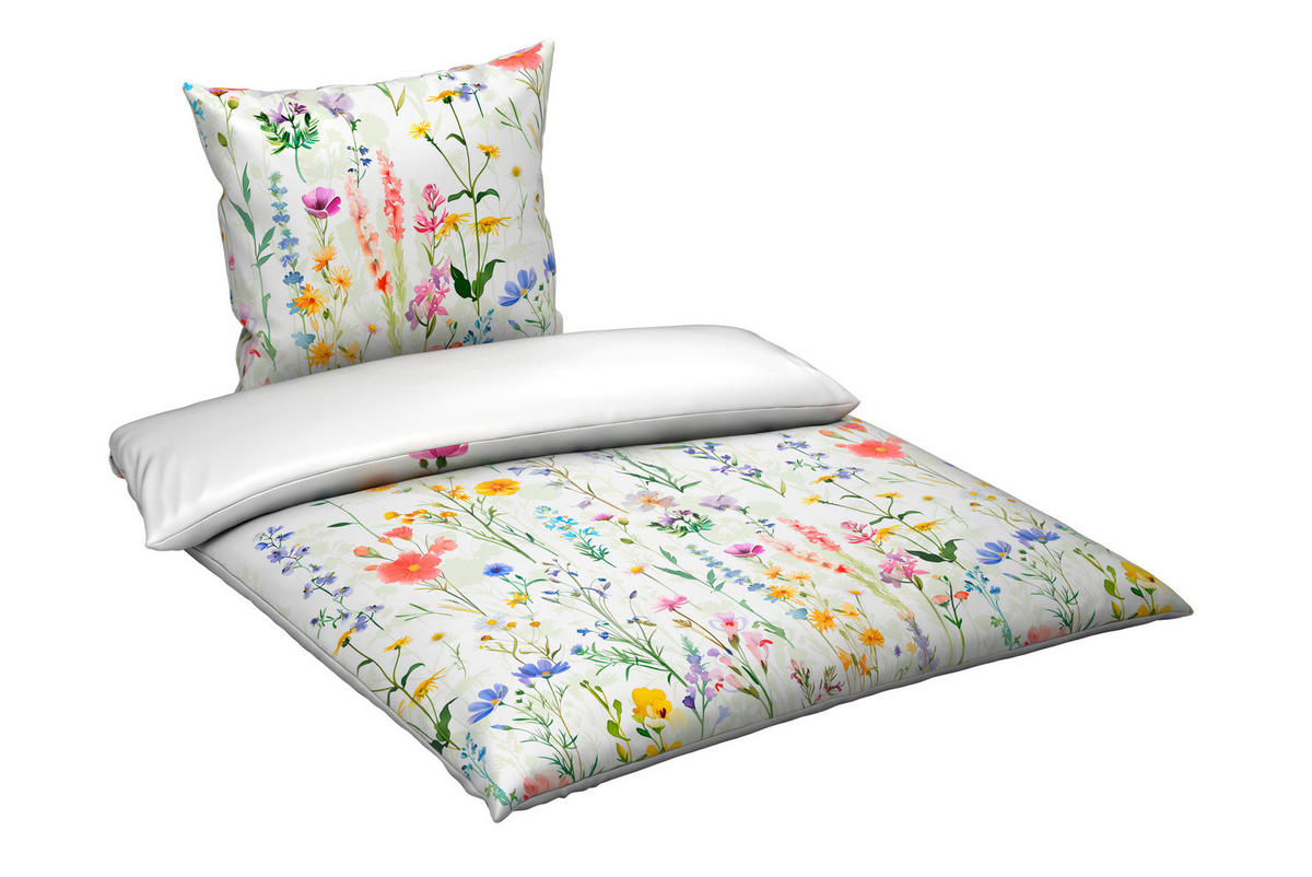 WENDEBETTWÄSCHE Satin 135/200 cm  - Multicolor, Textil (135/200cm) - Bio:Vio