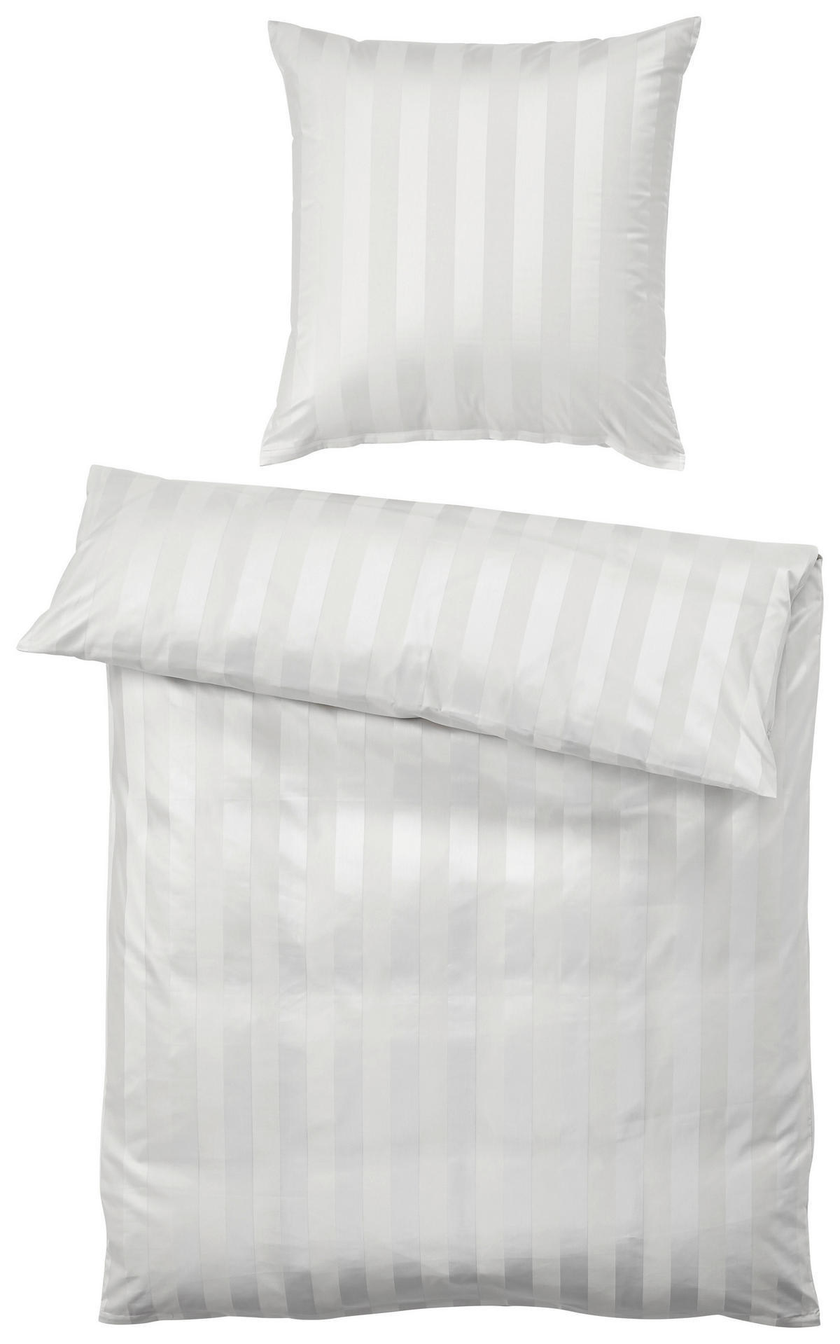 POSTEĽNÁ BIELIZEŇ, satén, biela, 140/200 cm - biela, Lifestyle, textil (140/200cm) - Curt Bauer