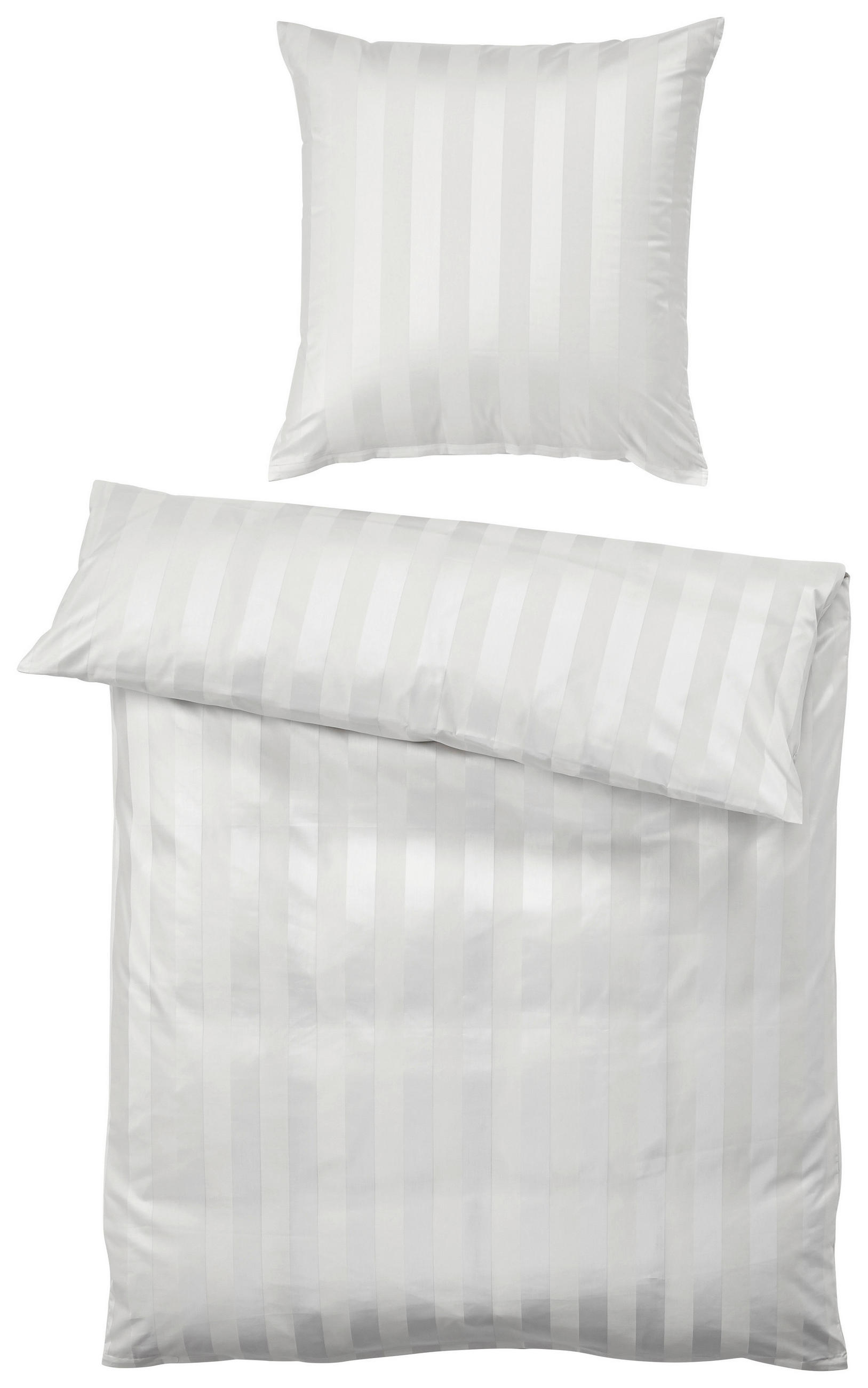 Curt Bauer POSTEĽNÁ BIELIZEŇ, satén, biela, 140/200 cm