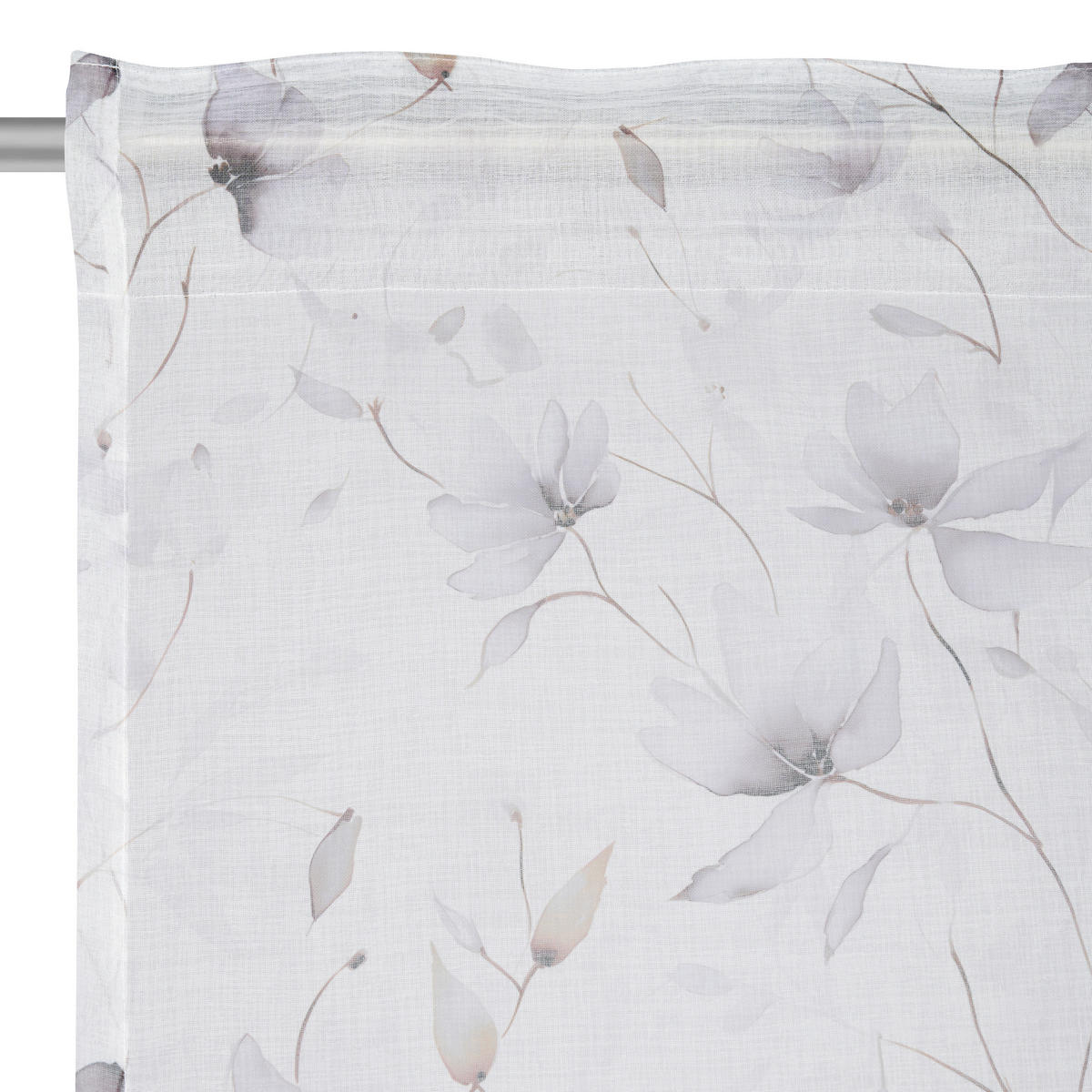 KUSOVÁ ZÁCLONA,  - šedá, Natur, textil (135/245cm) - Esposa