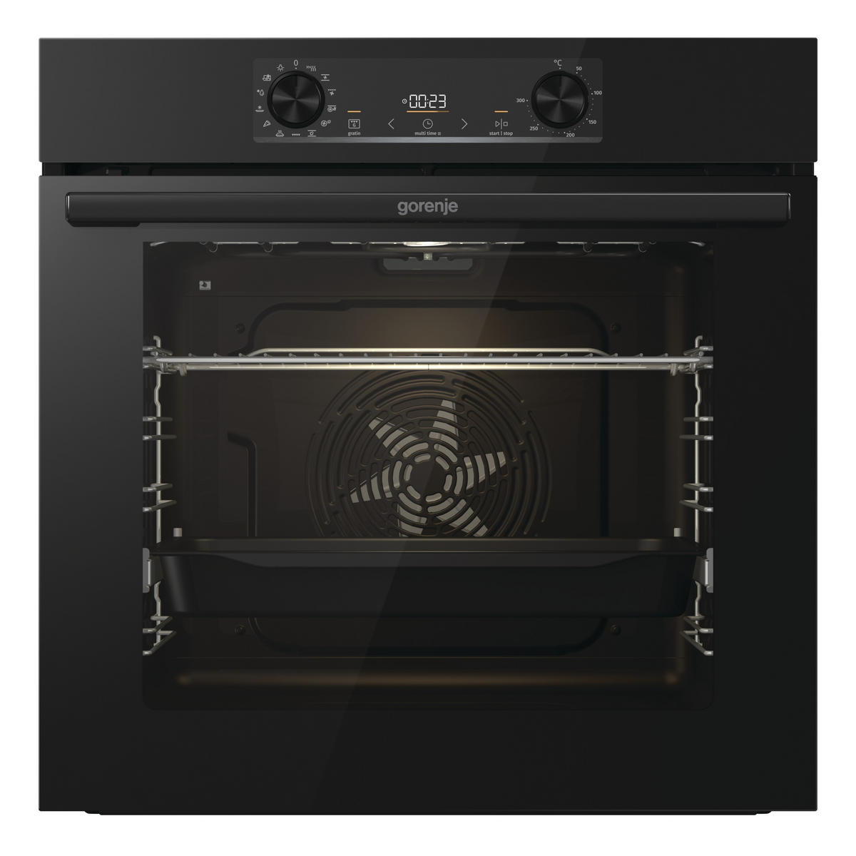 EINBAUBACKOFEN  - Schwarz, Basics (59,5/59,5/56,4cm) - Gorenje