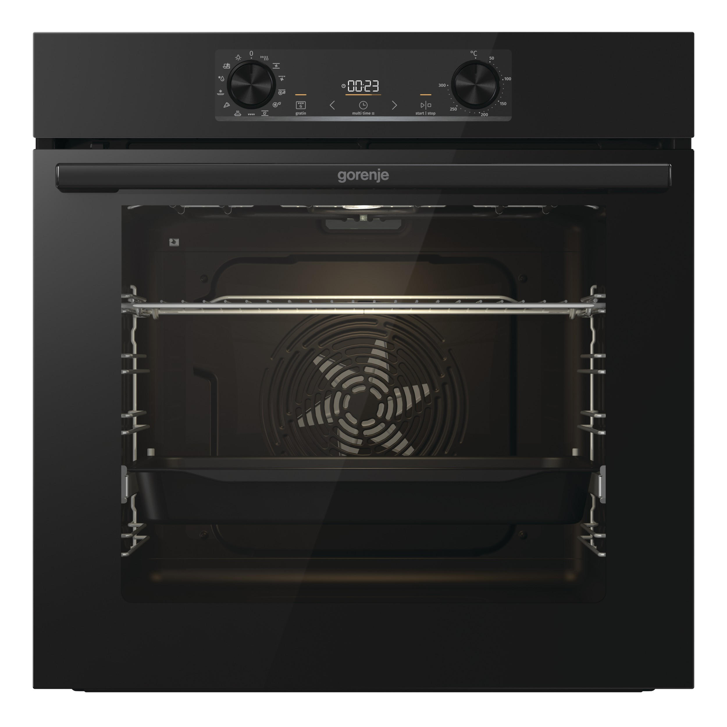 Gorenje Einbaubackofen Schwarz 59.5x59.5x56.4 cm