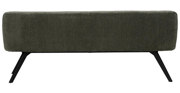 SITZBANK 140/86/63 cm  in Grün, Schwarz  - Schwarz/Grün, Design, Textil/Metall (140/86/63cm) - Moderano