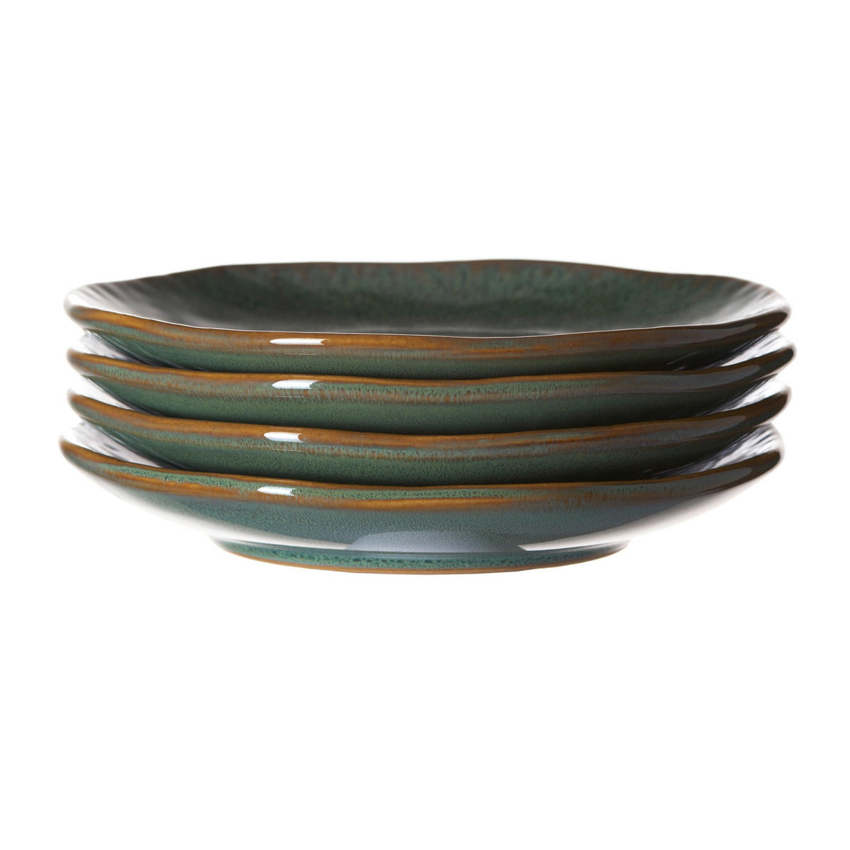 UNTERTASSENSET Matera 15 cm  - Grün, LIFESTYLE, Keramik (15cm) - Leonardo