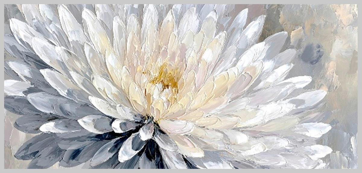 LEINWANDBILD Blumen 115/55 cm  - Multicolor, Basics, Holz/Papier (115/55cm) - Euroart