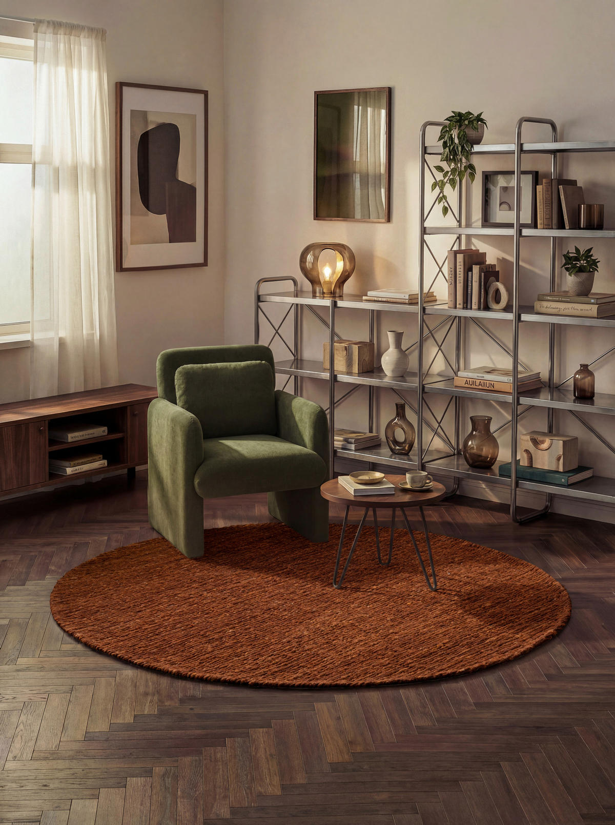 WOLLTEPPICH 200 cm Bexley Woolwich Rotbraun  - Rotbraun, Basics, Textil (200cm) - Ted Baker