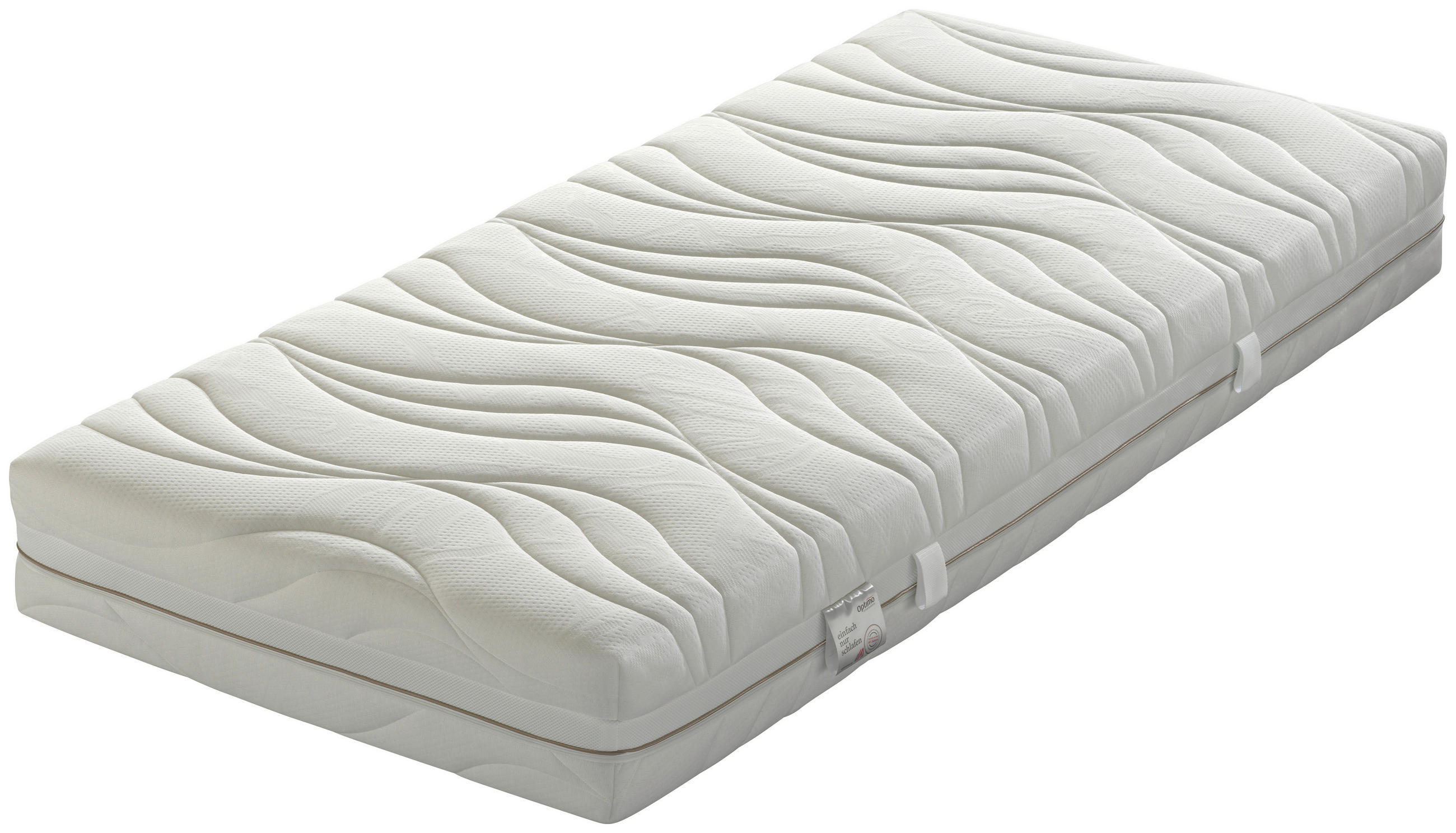 LEŽIŠČE IZ UDOBNE PENE 140/200 cm  - bela, Basics, tekstil (140/200cm) - Optimo