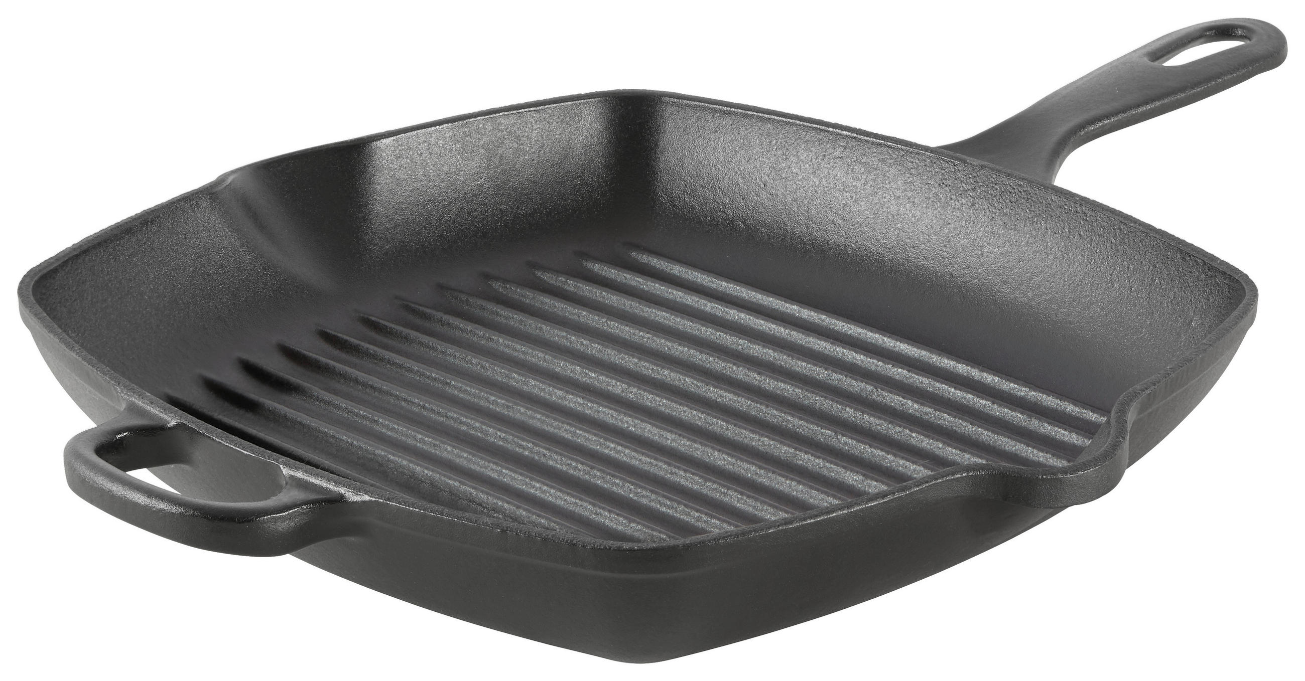 GRILLPFANNE Beef & More Emaille  - Schwarz, KONVENTIONELL, Metall (26/26cm) - Homeware Profession.