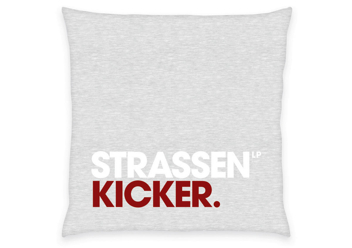 JUGENDBETTWÄSCHE STRASSENKICKER Renforcé 135/200 cm  - Rot/Grau, Trend, Textil (135/200cm) - Herding