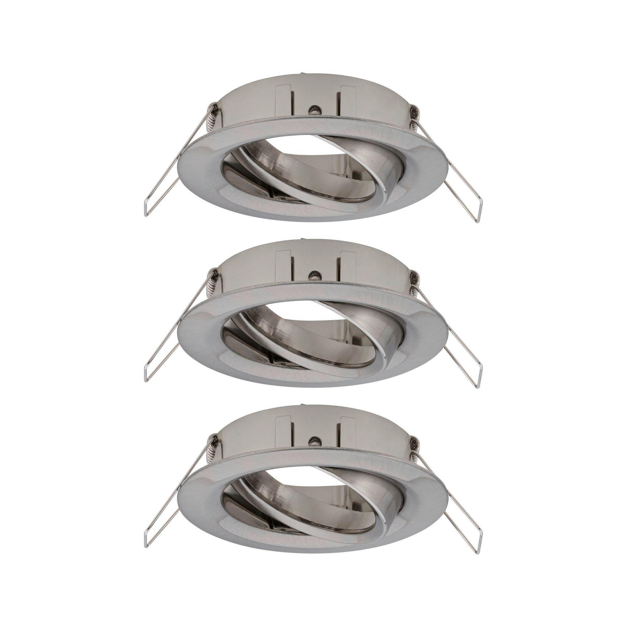 DECKENLEUCHTE   8,4 cm   - Alufarben, Basics, Metall (8,4cm) - Paulmann