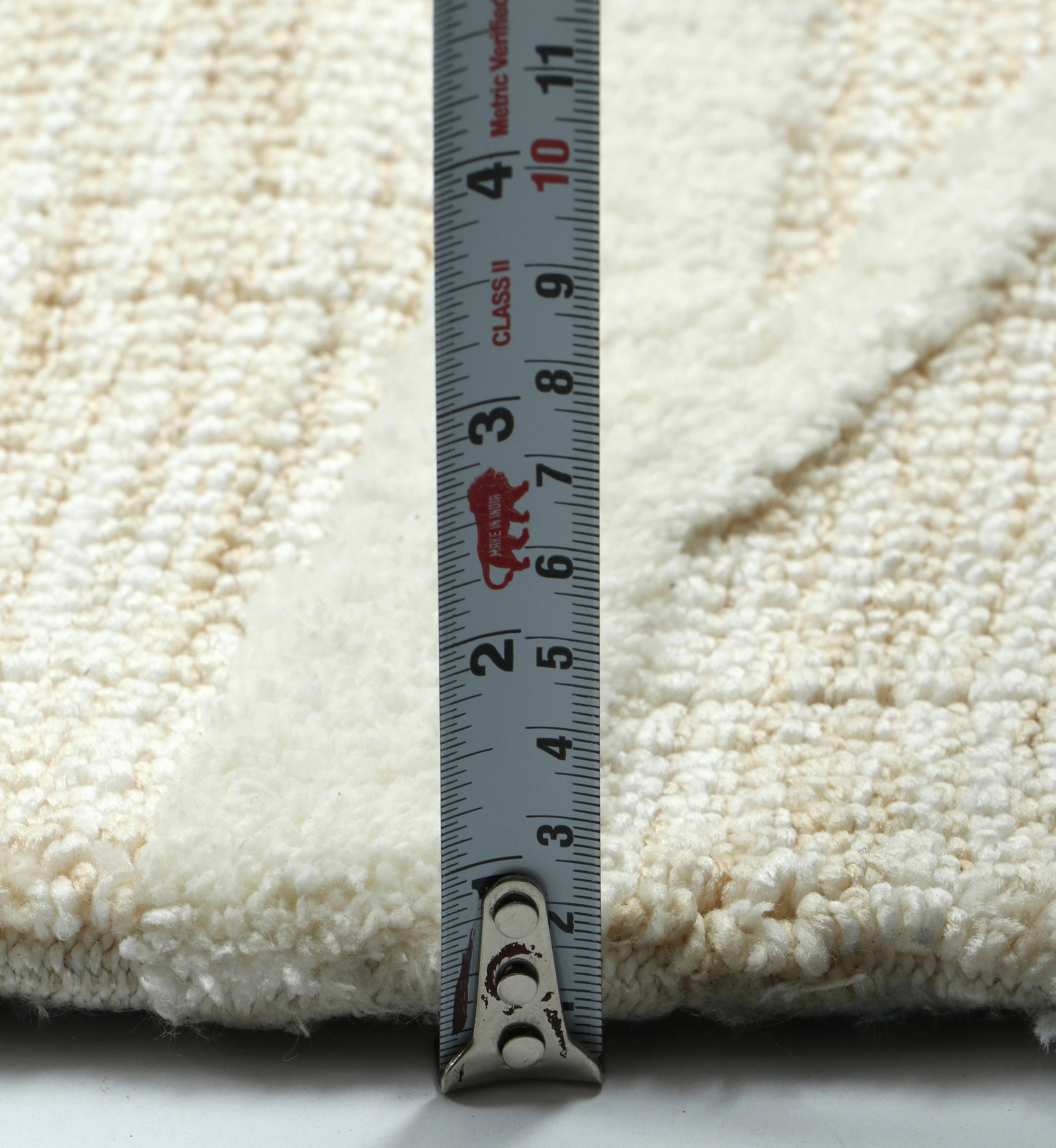 TEPPICH 190/290 cm Verona Weiß, Beige  - Beige/Weiß, Basics, Textil (190/290cm)