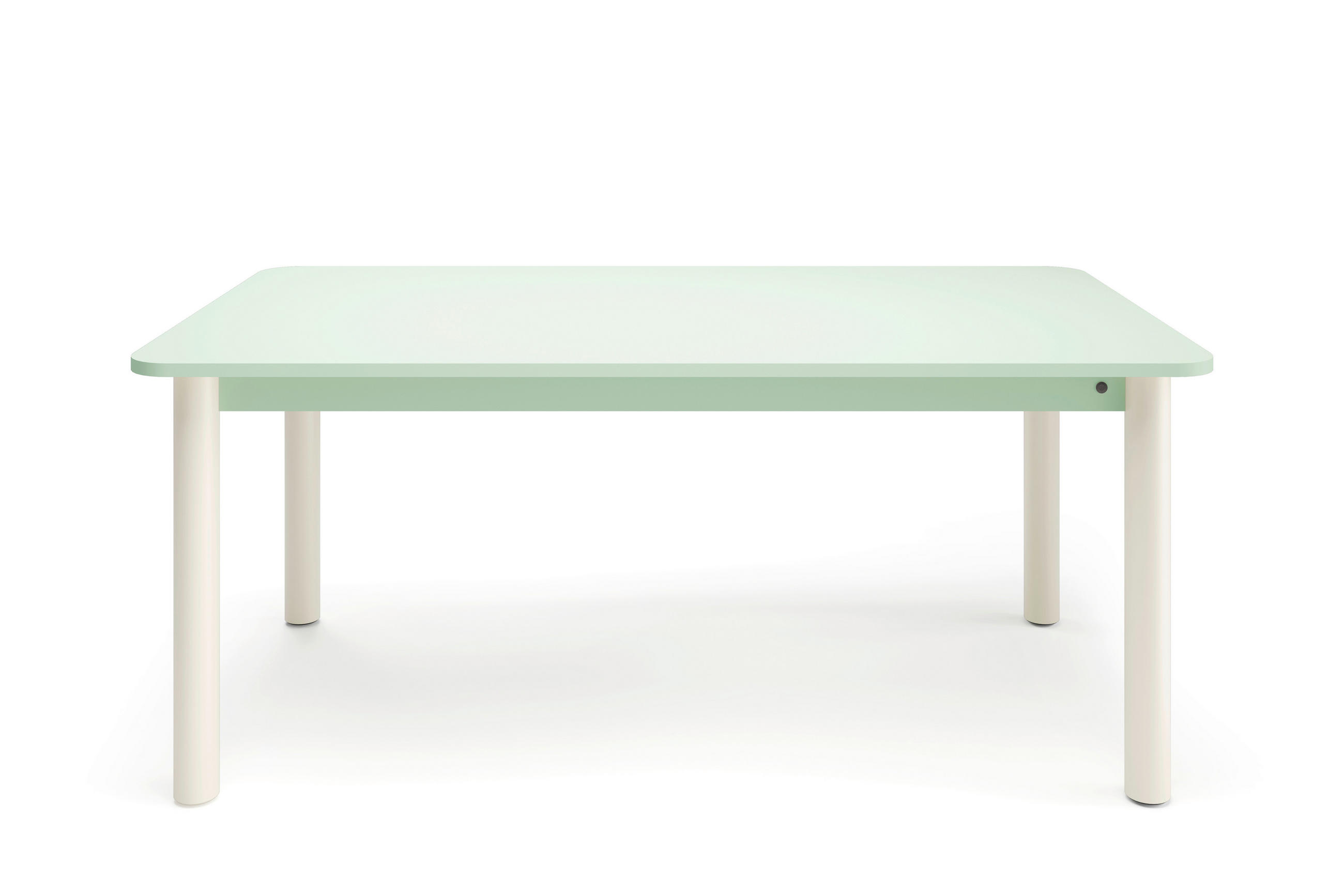 ESSTISCH rechteckig Weiß, Salbeigrün  - Salbeigrün/Weiß, Natur, Holzwerkstoff/Metall (180/100/76cm) - Tom Tailor