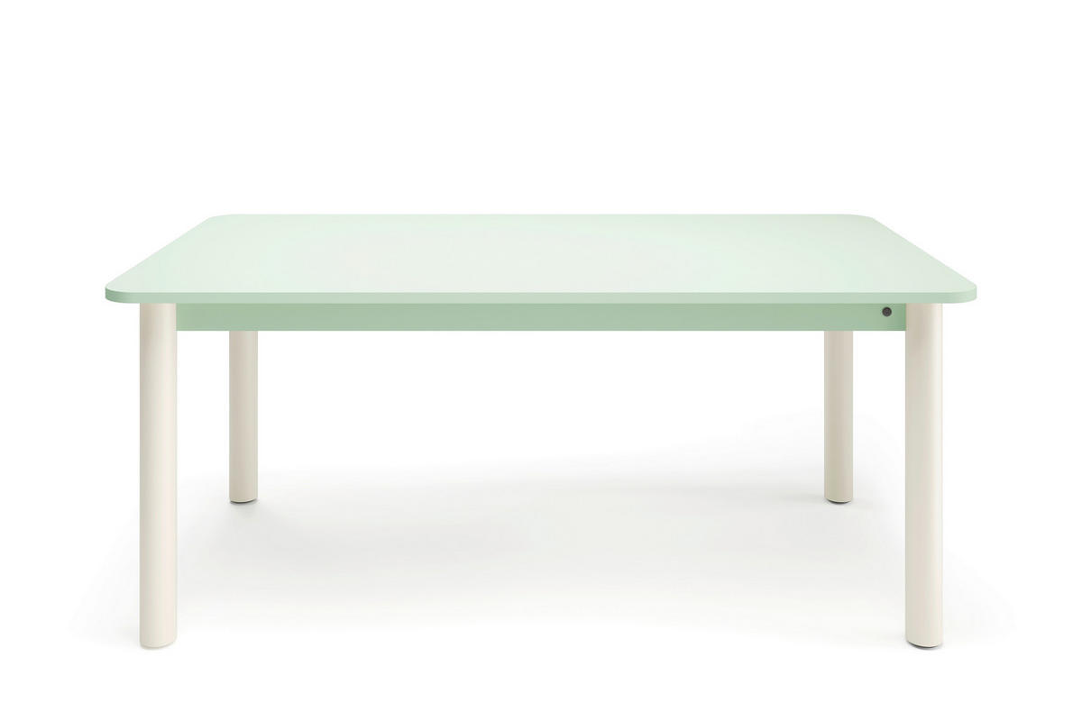 ESSTISCH in Metall, Holzwerkstoff 180/100/76 cm   - Salbeigrün/Weiß, Natur, Holzwerkstoff/Metall (180/100/76cm) - Tom Tailor