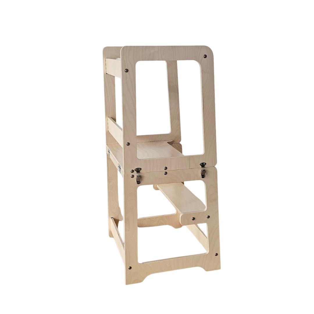 LERNTURM  - Birkefarben, Basics, Holz (40/35/90cm) - CLIFF