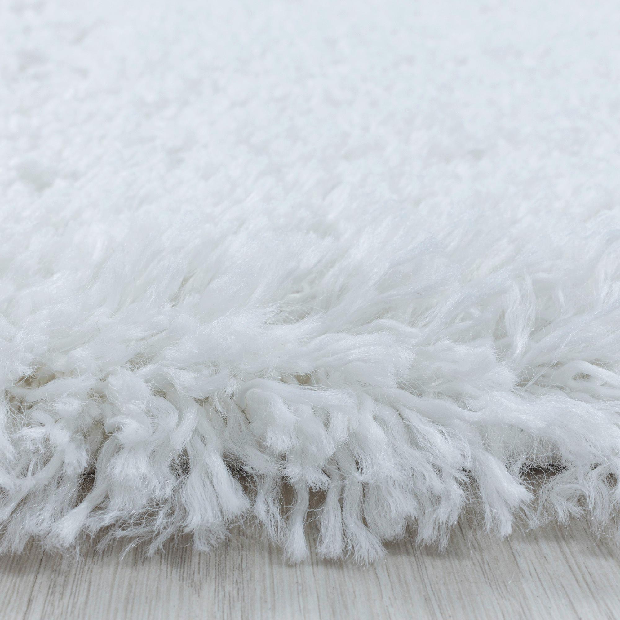 HOCHFLORTEPPICH 80 cm Fluffy 3500 Weiß Weiß  - Weiß, Basics, Textil (80cm)