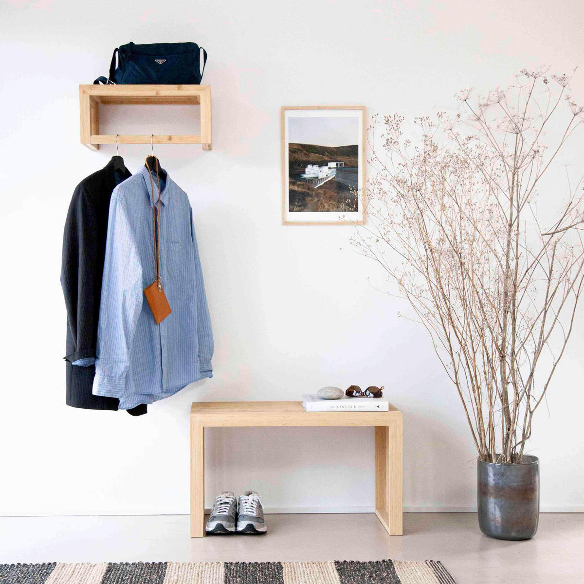 SITZBANK Holz Naturfarben  - Naturfarben, Design, Holz (73/43/35cm) - MID.YOU