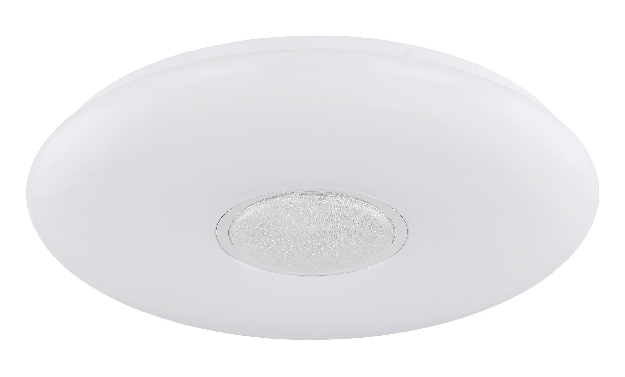 LED-DECKENLEUCHTE 48,5/7,2 cm   - Klar/Opal, Design, Glas/Kunststoff (48,5/7,2cm) - Globo