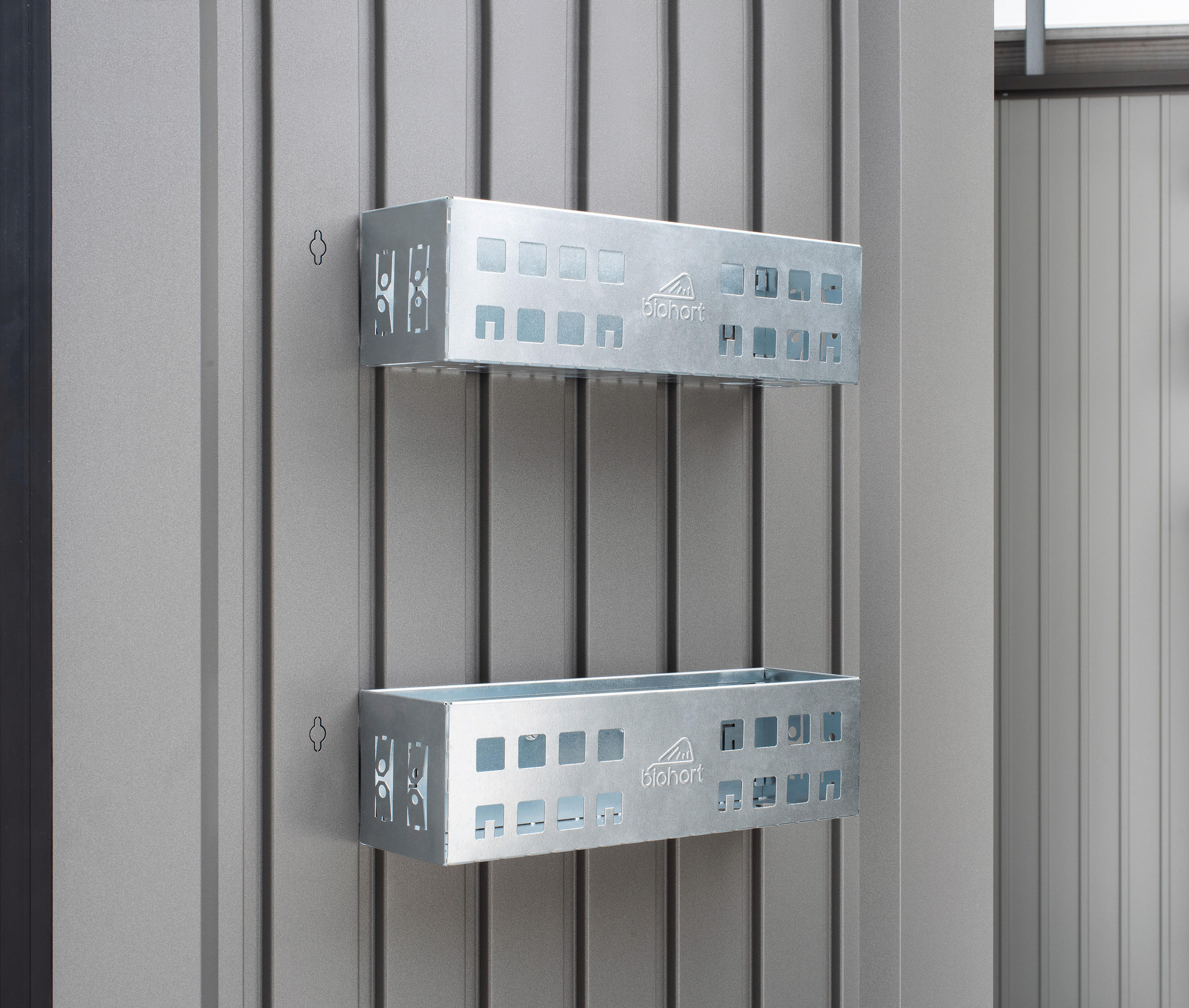 TÜRREGAL - Alufarben, Design, Metall (34/9,5/10cm) - Biohort
