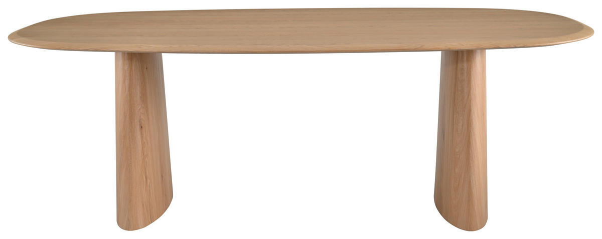 ESSTISCH 220/110/75 cm Echtholz, Nachbildung  Holz, Holzwerkstoff Naturfarben  - Naturfarben, MODERN, Holz/Holzwerkstoff (220/110/75cm) - MID.YOU