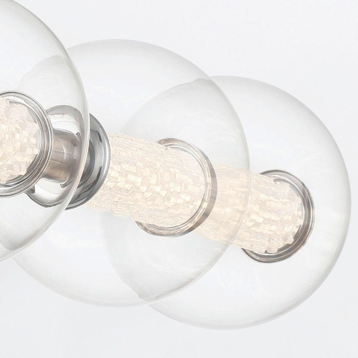 LED-WANDLEUCHTE   - Chromfarben, Basics, Glas/Metall (17/75,6/21,1cm) - Elstead Lighting