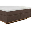 BOXSPRINGBETT 180/200 cm  in Braun  - Eichefarben/Braun, Natur, Holz/Textil (180/200cm) - Linea Natura