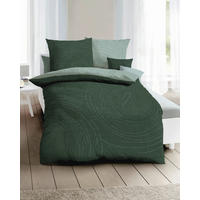 BETTWÄSCHE Jaro Makosatin 200/200 cm  - Jadegrün, Design, Textil (200/200cm) - Kaeppel