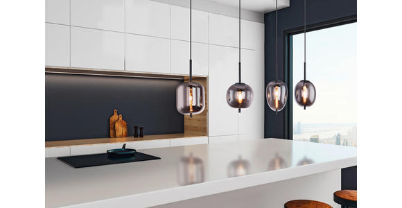 HÄNGELEUCHTE 100/18,5/120 cm - LIFESTYLE, Glas/Metall (100/18,5/120cm) - Dieter Knoll