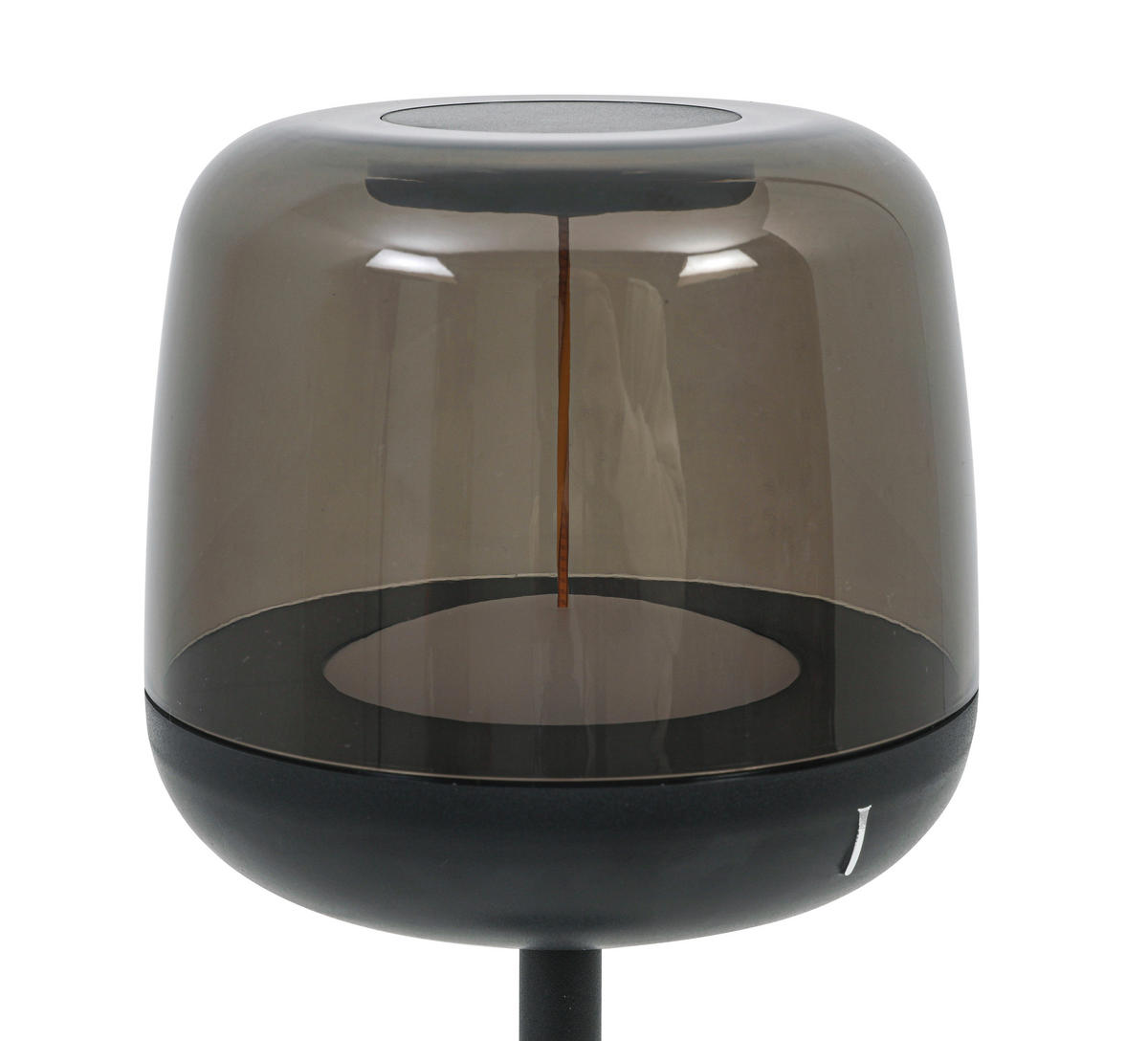 NAMIZNA SVETILKA ZA POLNJENJE        11,5/36,7 cm       - črna/prosojno, Trend, kovina/umetna masa (11,5/36,7cm) - Novel