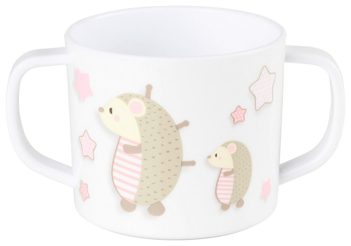 KINDERBECHER  - Weiss/Rosa, Trend, Kunststoff (7,5/10cm) - My Baby Lou