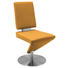 STUHL Echtleder Gelb - Gelb, Design, Leder/Metall (47/99/61cm) - Musterring