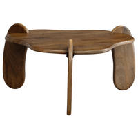 KLUB STOLIĆ - tamno smeđa, Design, drvo (78/78/39,5cm) - MID.YOU