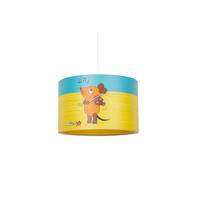 KINDERHÄNGELEUCHTE DIE MAUS 40/25 cm   - Grün, Basics, Kunststoff (40/25cm)