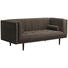 SOFA in Textil Taupe - Taupe/Dunkelbraun, Design, Holz/Textil (200/80/87cm) - Carryhome SOFA in Textil Taupe - Taupe/Dunkelbraun, Design, Holz/Textil (200/80/87cm) - Carryhome