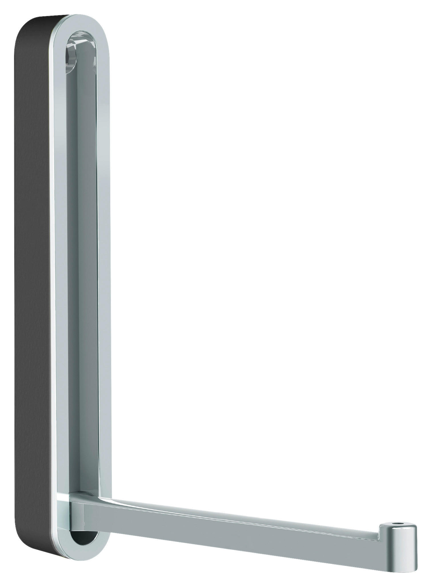 WANDHAKEN  in Multicolor, Schwarz, Silberfarben  - Silberfarben/Multicolor, Design, Kunststoff/Metall (2,1/16/2,1-15,6cm)