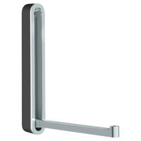 WANDHAKEN  in Multicolor, Schwarz, Silberfarben  - Silberfarben/Multicolor, Design, Kunststoff/Metall (2,1/16/2,1-15,6cm)