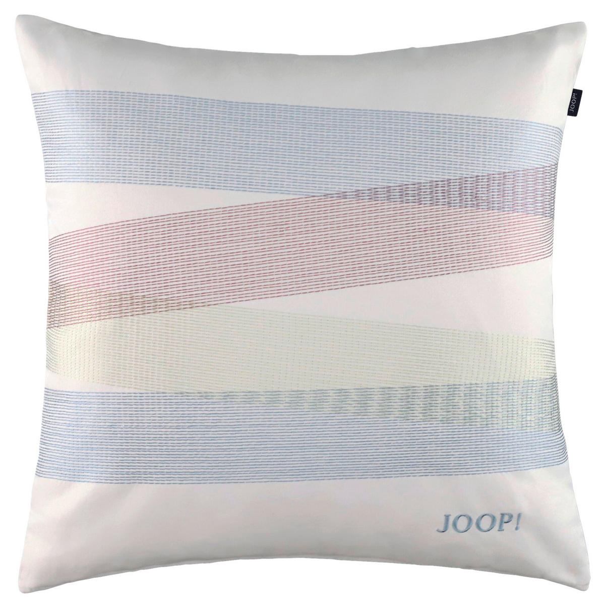 KISSENHÜLLE J!Vivid 50/50 cm  - Blau/Rot, Basics, Textil (50/50cm) - Joop!