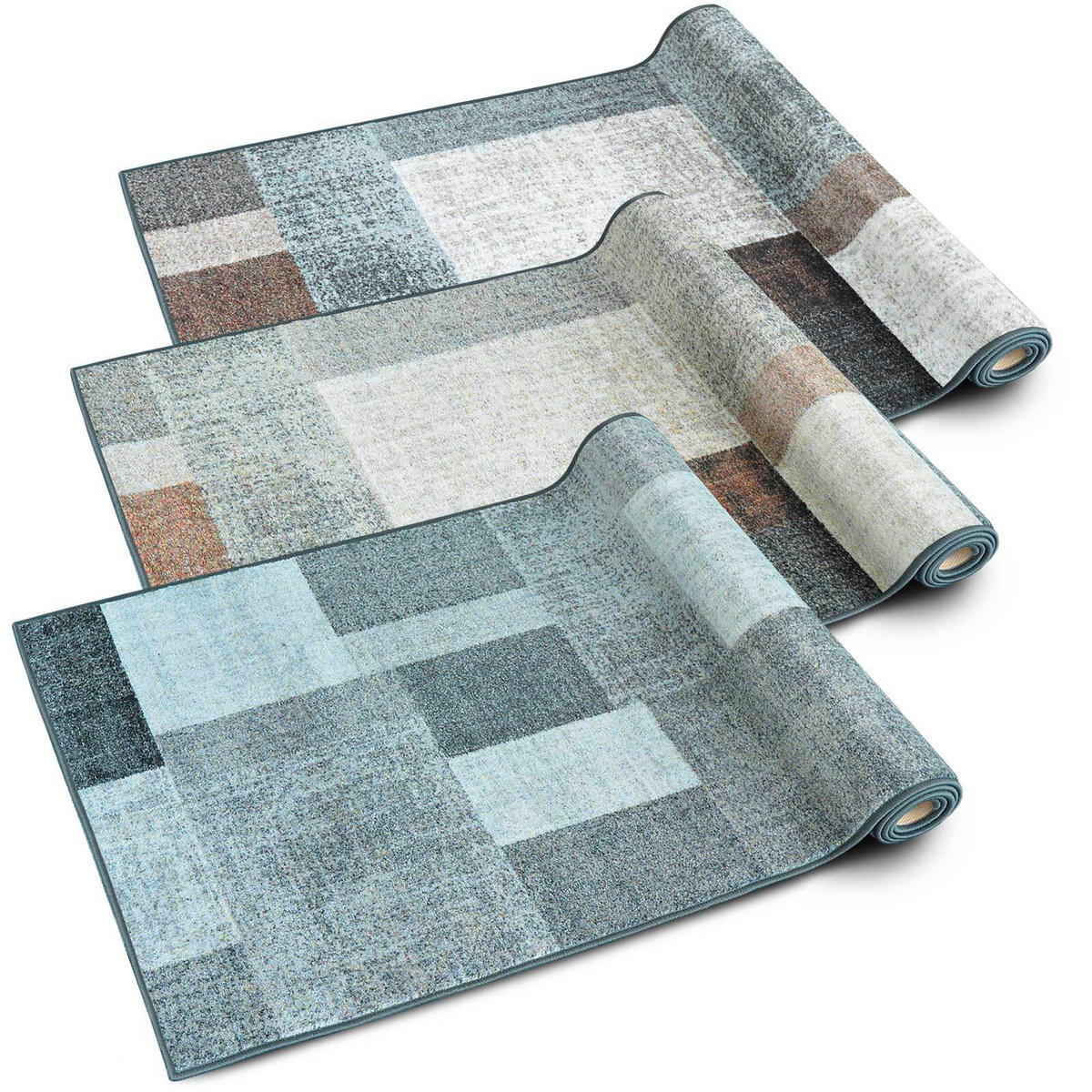 LÄUFER 80/700 cm Grau  - Grau, Design, Kunststoff/Textil (80/700cm) - Novel