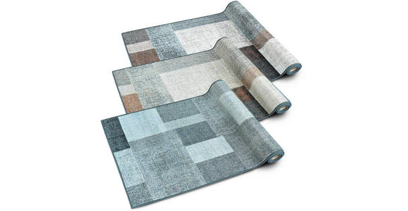 LÄUFER 80/250 cm Grau  - Grau, Design, Kunststoff/Textil (80/250cm) - Novel