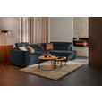 ECKSOFA  in Feincord Anthrazit  284/205 cm  - Anthrazit/Schwarz, Design, Kunststoff/Textil (284/205cm) - Xora