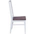 STUHL-SET Buche massiv Braun, Weiß - Weiß/Braun, LIFESTYLE, Holz (47,5/97/52cm) - Carryhome