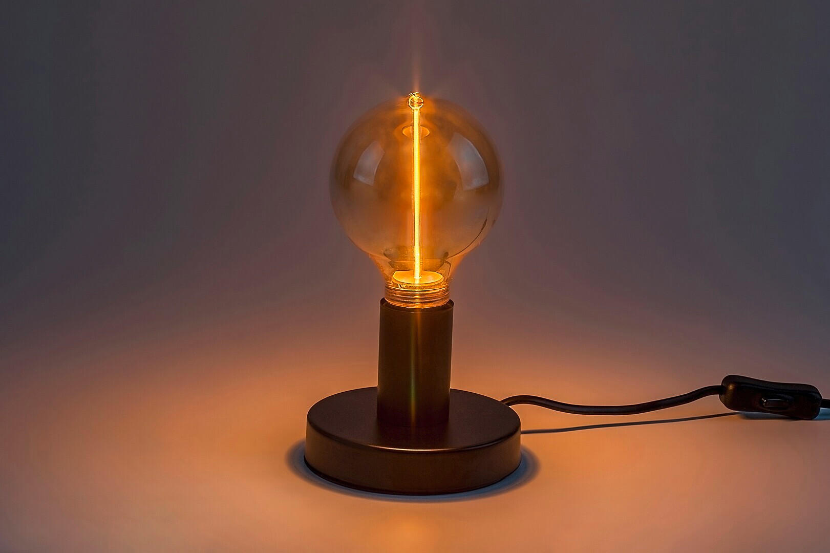 LED FILAMENT SIJALICA - boja ćilibara, Dizajnerski, staklo (10/14.5cm)