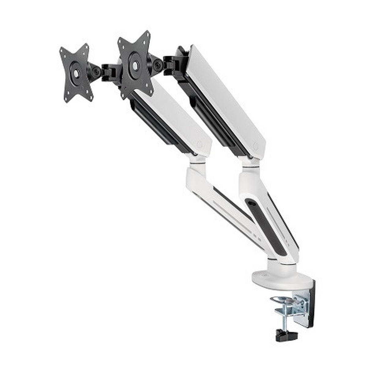 MONITOR-HALTERUNG Metall, Kunststoff Weiß  - Weiß, Design, Kunststoff/Metall (105/62,2/15,2cm) - Boxxx