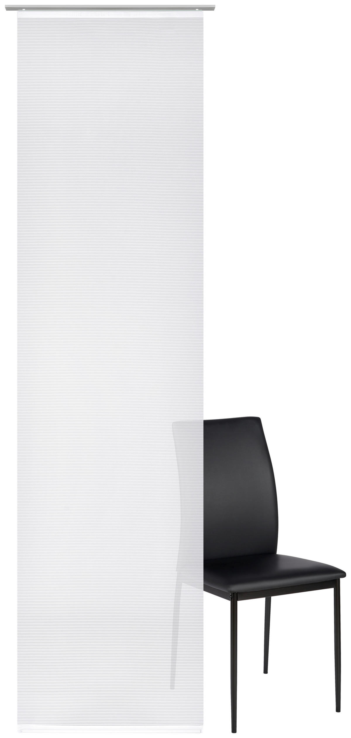 FLÄCHENVORHANG in Weiß halbtransparent  - Weiß, Basics, Textil (60/255cm) - Boxxx